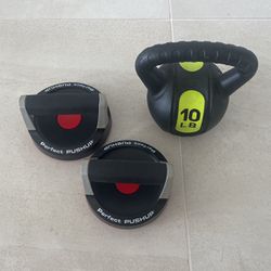 Perfect Push-up And Ten Pound Kettle 