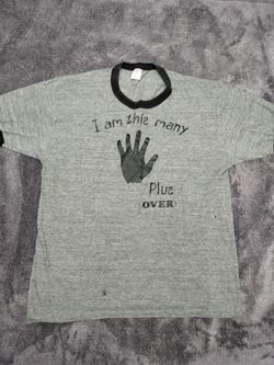 True vintage 80s ringer t shirt