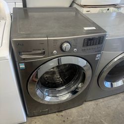 Used LG Washer Front Load Stainless Steel 