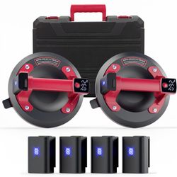 Derro Electric Vacuum Suction Cup Lifter, 660lbs Capacity, Digital Display