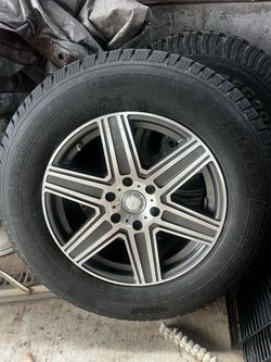 4 Like New tires and rims off of Mercedes sprinter van