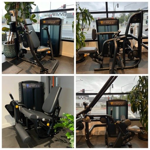 Matrix Ultra G7 Commercial Gym Equipment Bundle Leg Extension Lat Pull Down Seated Row Chest Press