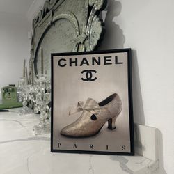 fine elegant art framed in wood