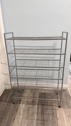 6 tier shoe rack