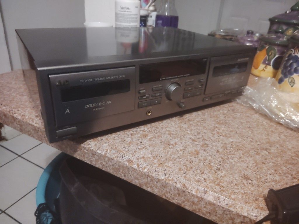 JVC Double Cassette Deck Receiver