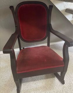 Red Rocking Chair