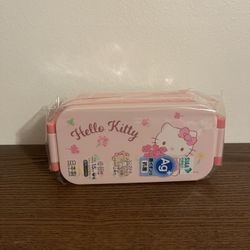 Hello Kitty Bento Box with Flower