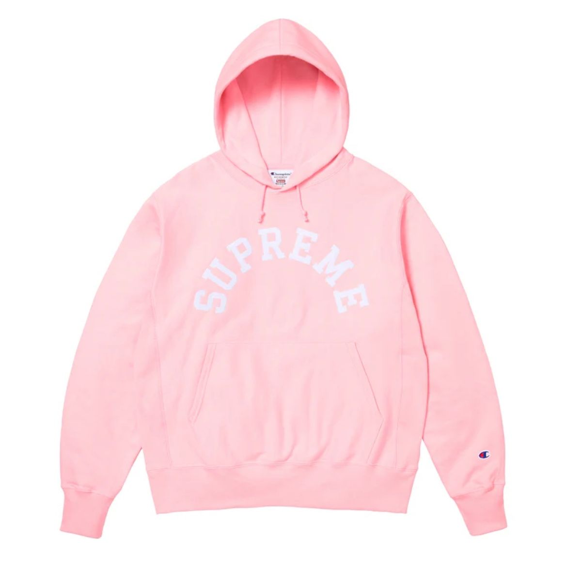 Supreme Champion Hoodie Small Pink