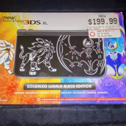 Pokemon solgaleo and lunala the new 3ds xl cib