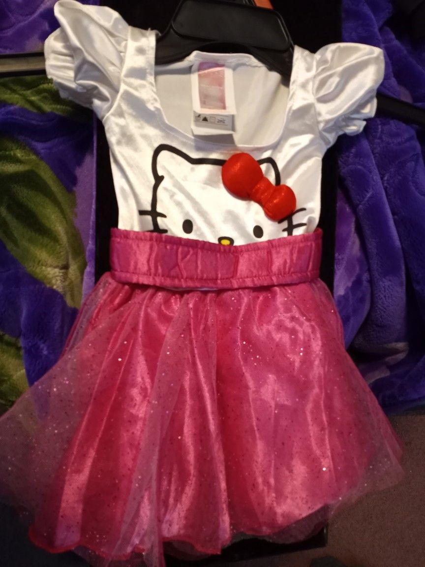 Hello Kitty Costume Toodler Dress Girls