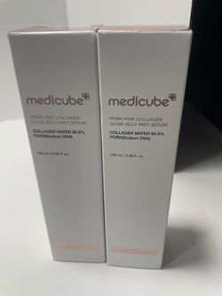 Medicube PDRN Pink Collagen Glow Jelly Mist Serum x2