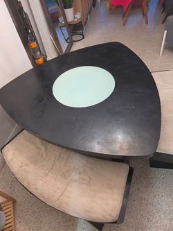 Dinning table with 2 benches