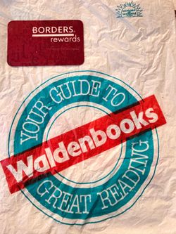 Vintage plastic bag and plastic card