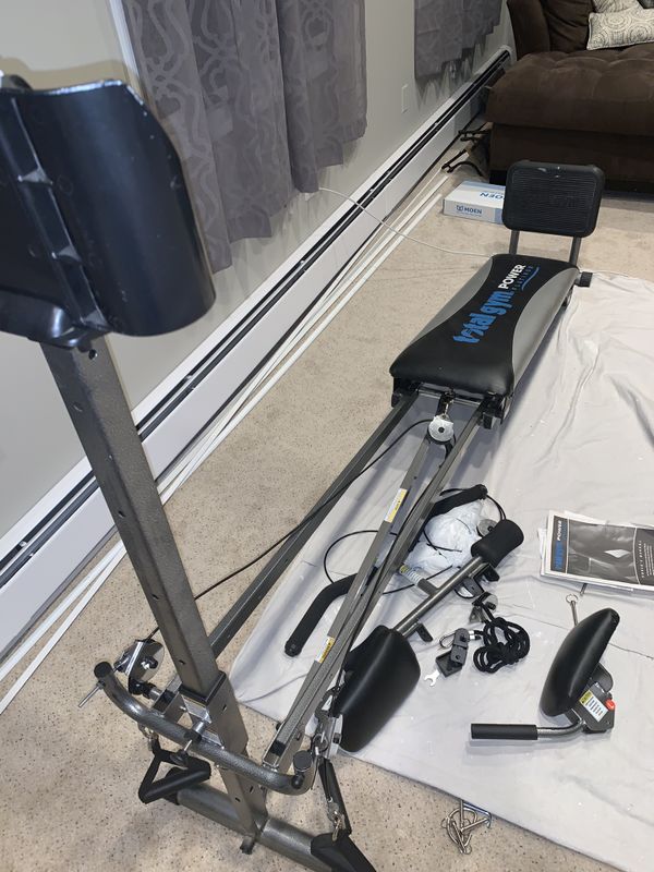 Total gym platinum plus with all attachments for Sale in Flanders, NJ