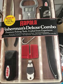 Fisherman’s deluxe combo fishing tools