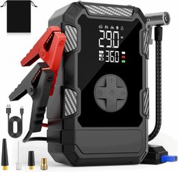 Brand New Car Battery Jump Starter with Air Compressor