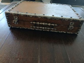 Vintage Studded Leatherbound Case