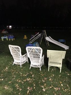 Wicker chairs $10 each