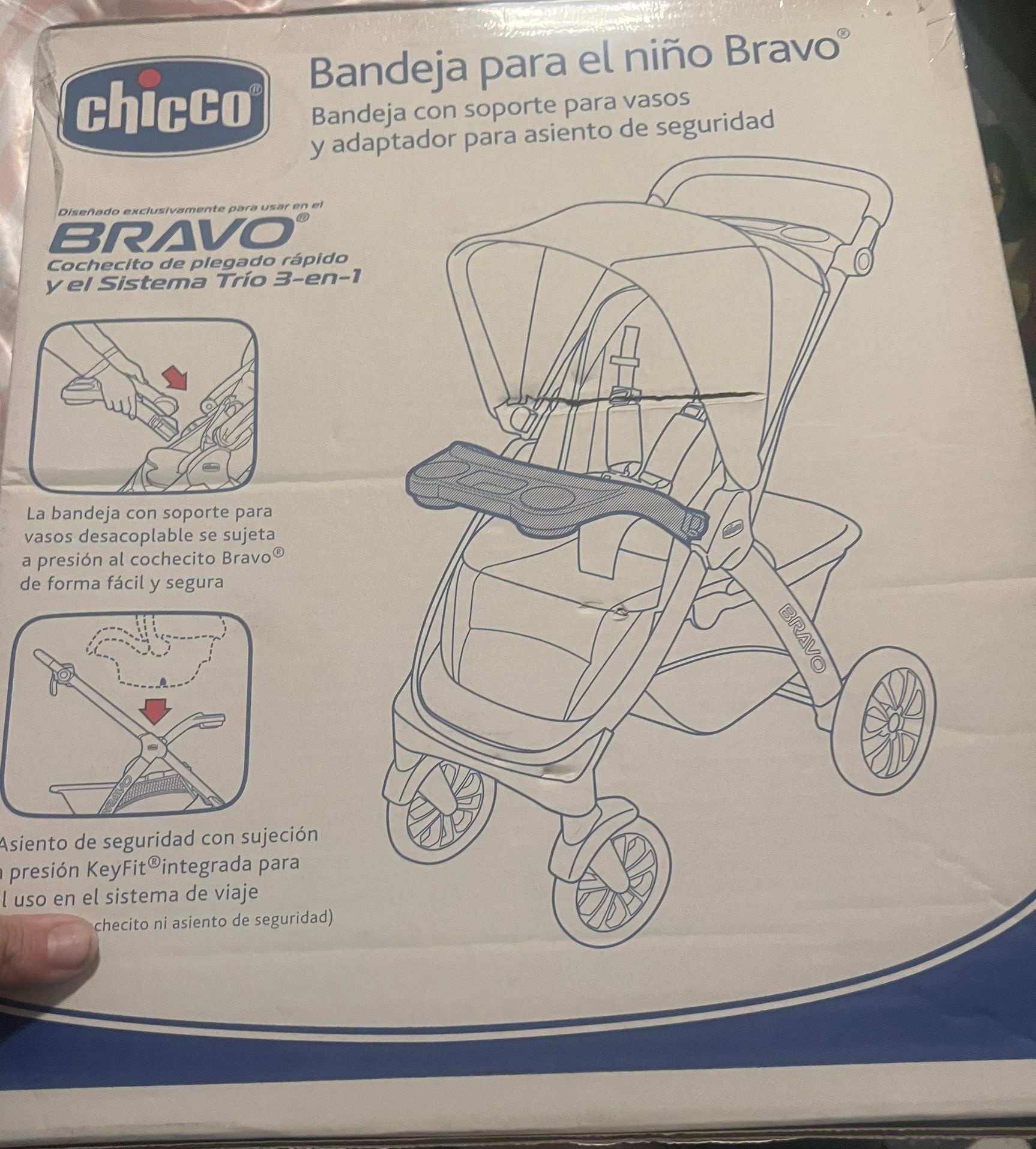 Chico Bravo Cup Holder Tray Car Seat Adapter