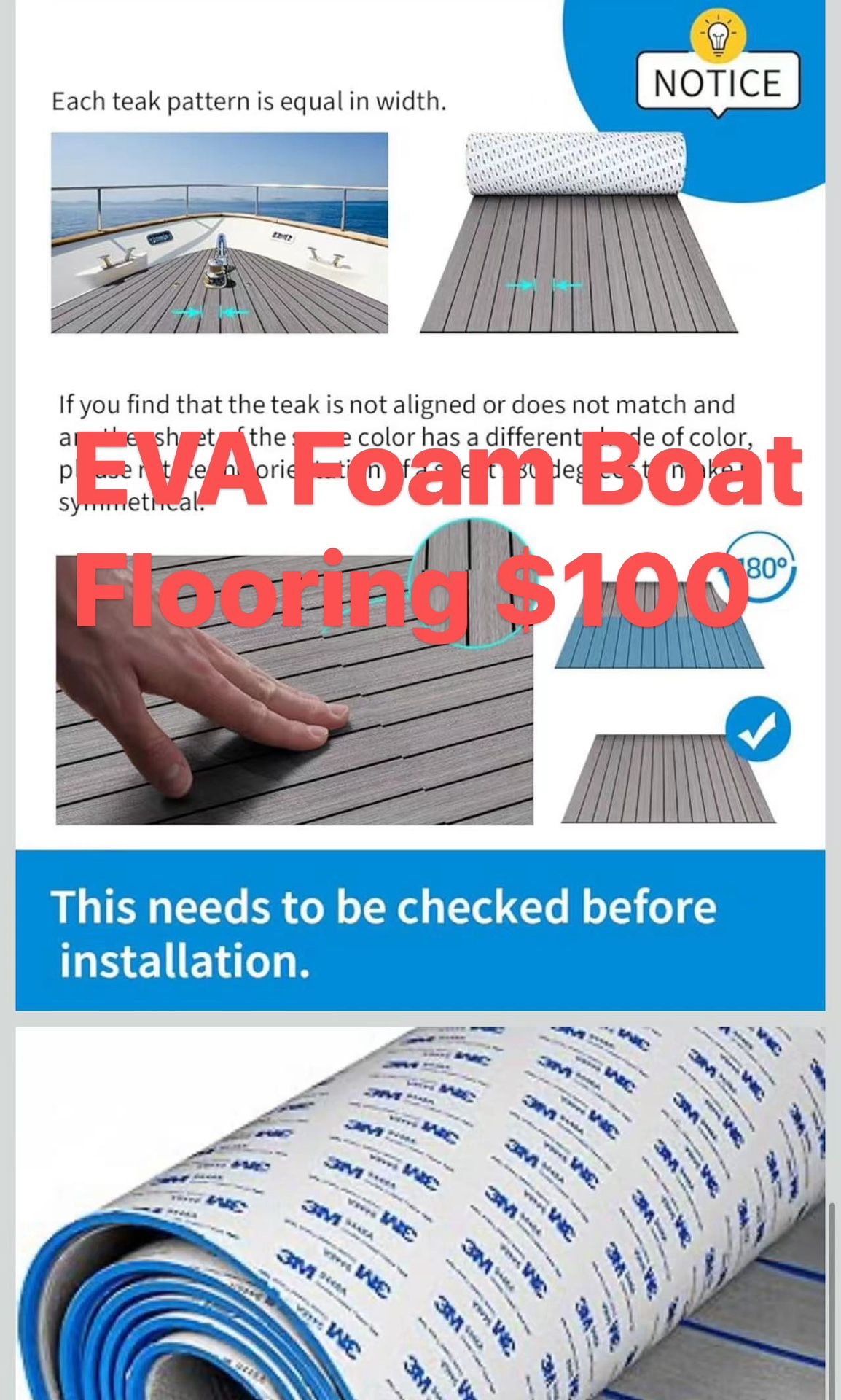 EVA Foam Boat Flooring