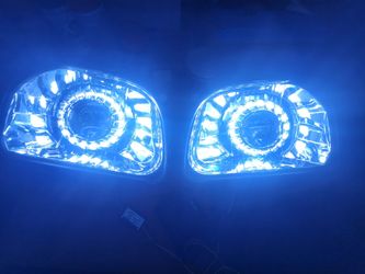 01 tacoma Projector Headlights with LED Halo Ring Pair