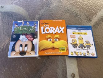 3 movie dvds