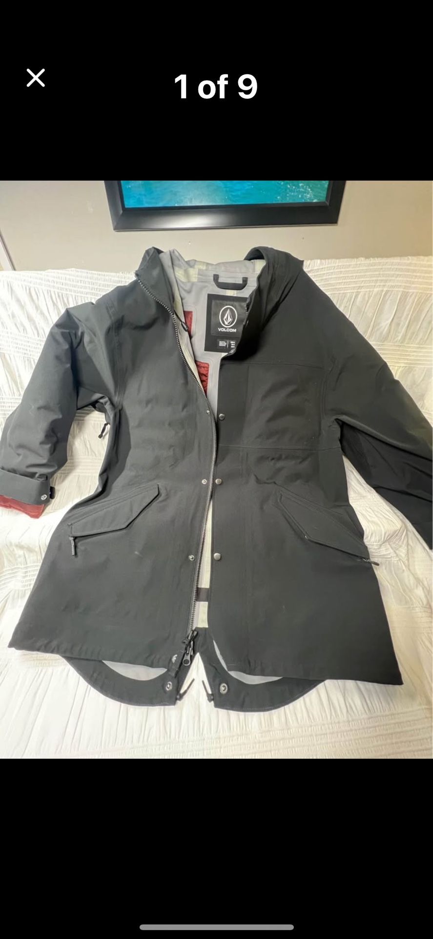 Volcom Lane TDS Parka Black. Street & Mountain 80/20 Duck Down Mens Medium