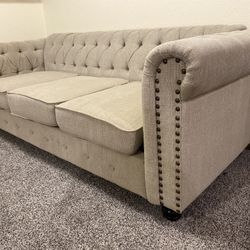 Cream Colored Couch 