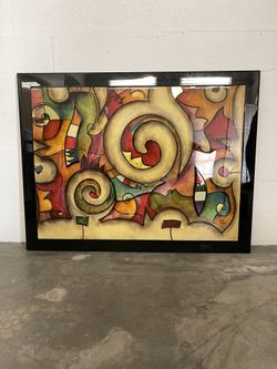 Epoxy Relief Abstract Art Painting 