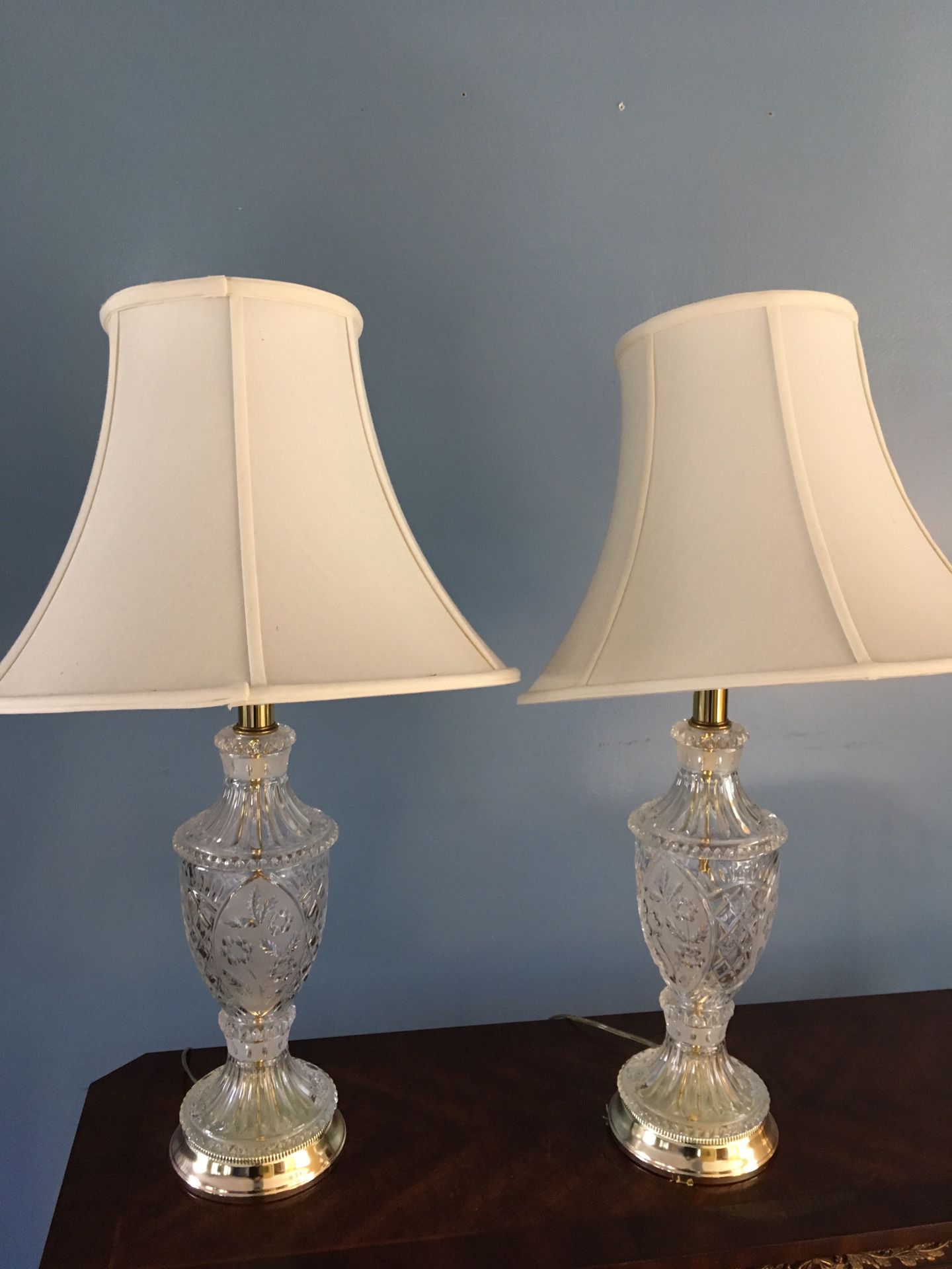 Two tables lamps