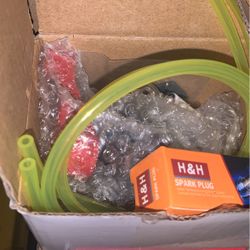 C1U-W46 64 Carburetor for Poulan FL1500 FL1500LE Leaf Blower C1U-W12B Gas Leaf Blower Carb Craftsman 86 29 with Air Filter