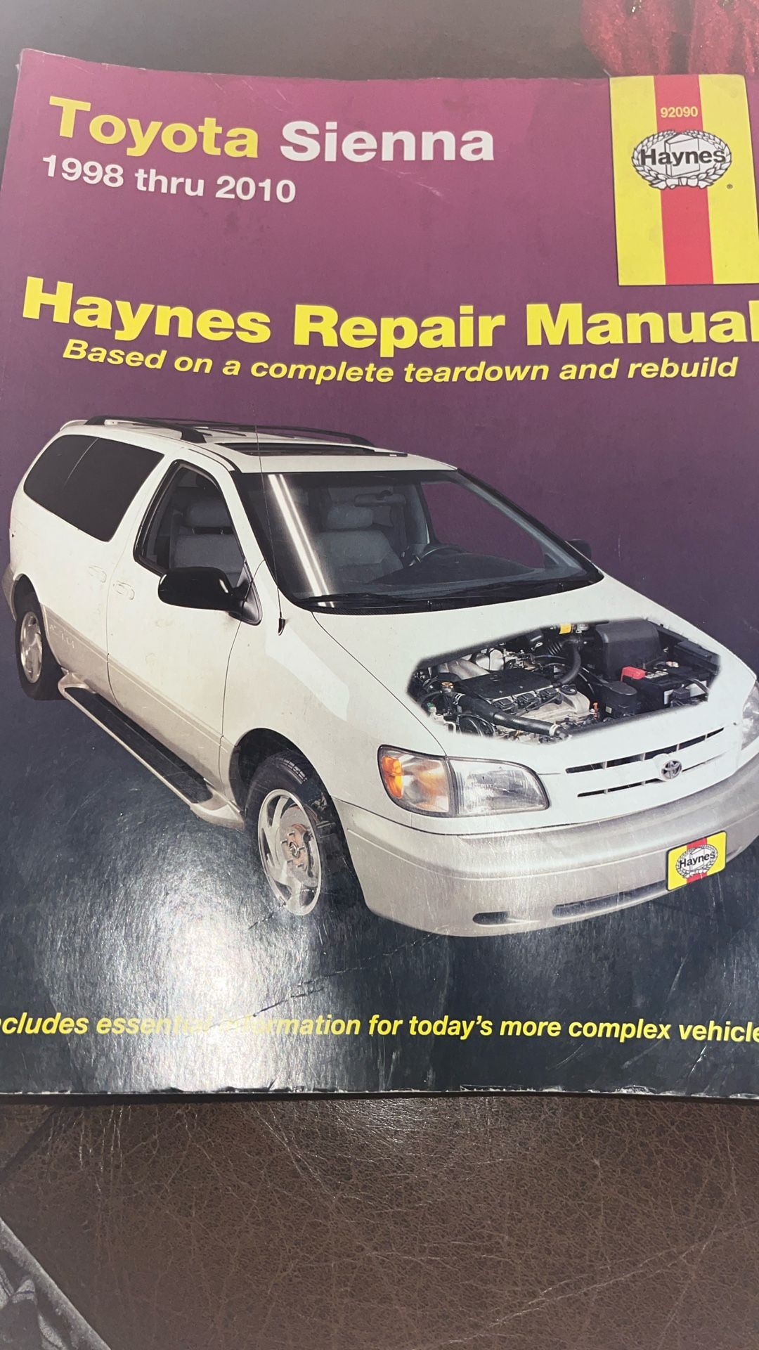 1(contact info removed) Toyota Sienna Repair manual