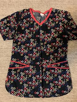 Patterned scrub tops $5 each