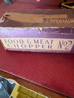 Universal Food & Meat Chopper No. 2