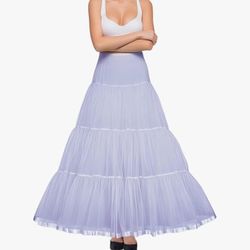 Women's Floor Length Wedding Petticoat Long Underskirt for Formal Dress S-3XL