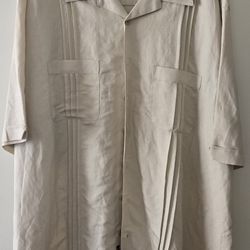 Cubavera Casual Button-Down Collared Shirt 