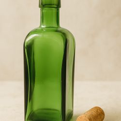 Wheaton USA 1970s Green Apothecary Reproduction Bottle, 2 x 5.75 in
