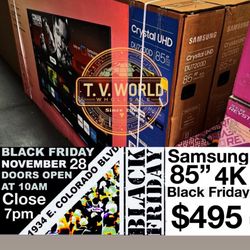 BRAND NEW BLACK FRIDAY DEAL SAMSUNG 85inch 