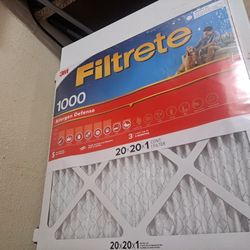 One Filtrete "Allergen Defense" 1000 20x20x1 Air Filter by 3M