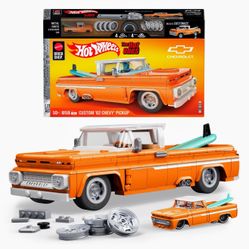🔥 Hot Wheels Mattel Bricks Custom ’62 Chevy Pickup – Brand New Collectible! 🔥
