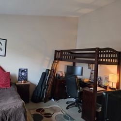 Wooden Loftbed (OPEN TO OFFERS)