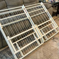  Queen size bed frame white already assembled