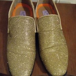Gold Dress Shoes Size 8