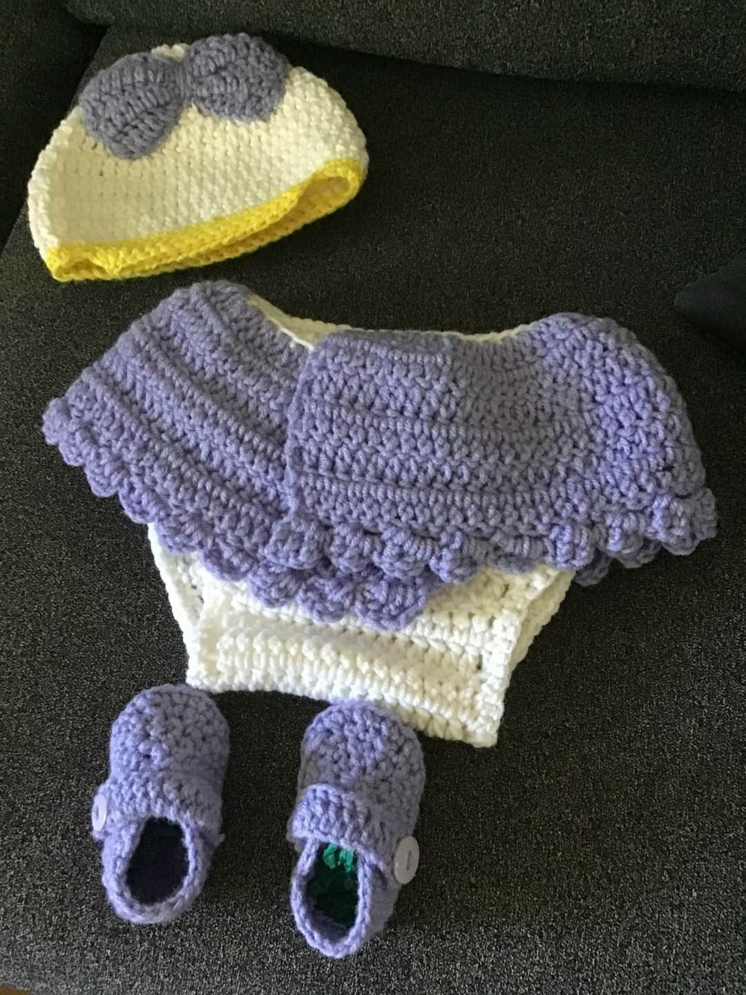 Crochet para. Bebe de 0a3 meses