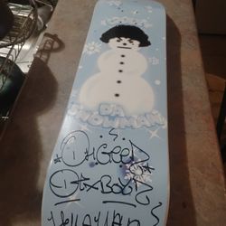 Oh Geez From Shoreline Mafia Signature Brand New Skateboard Halla Wave 