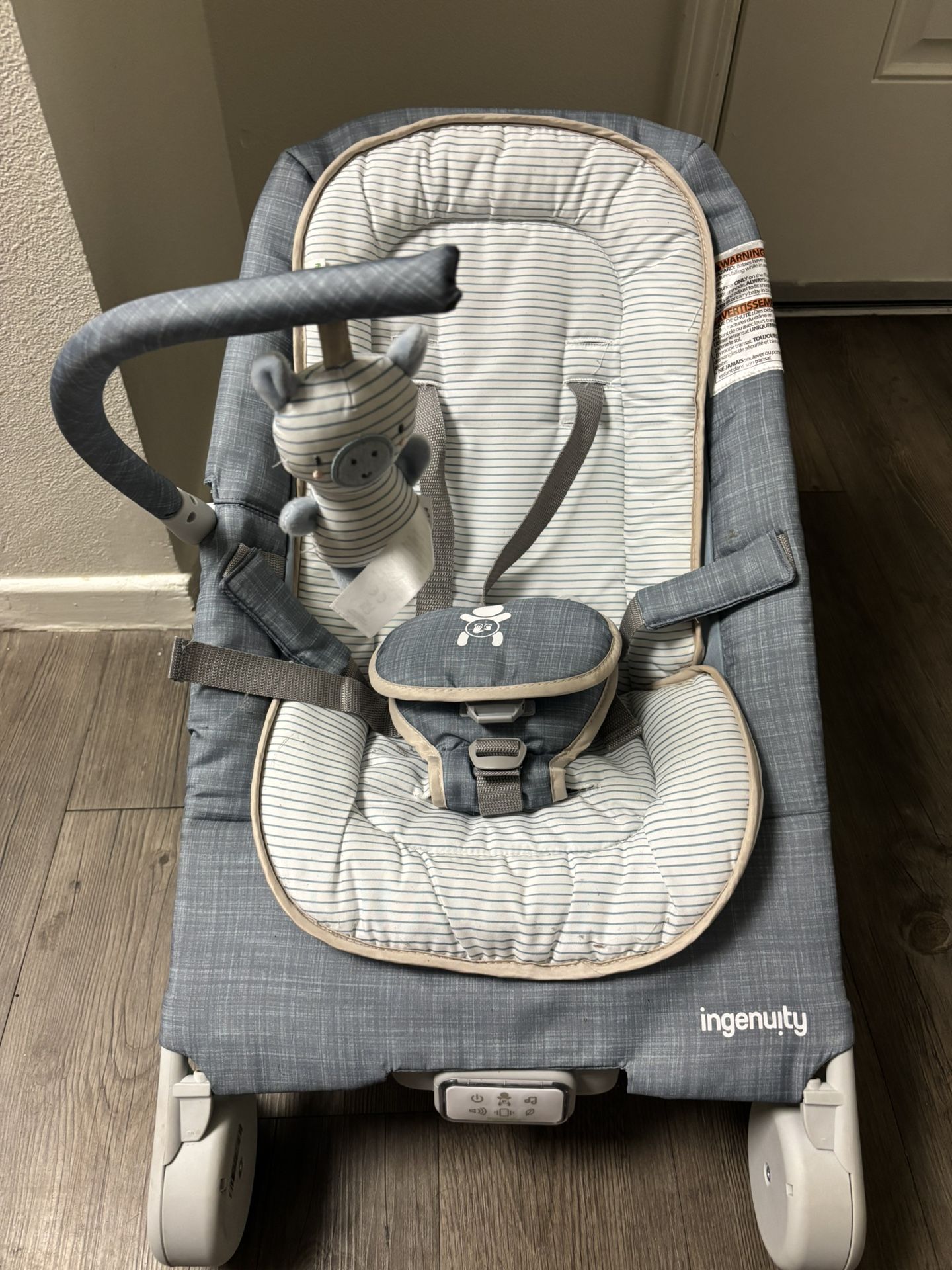 Bouncer        Ingenuity 2-in-1 Happy Belly Rock To Bounce Massage Baby Seat