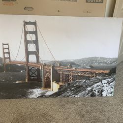 San Francisco Golden Gate Bridge Canvas Picture