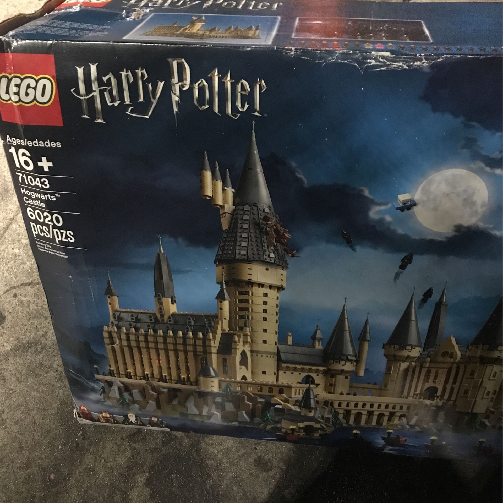 Harry Potter Castle Damaged Left Corner Never Opened