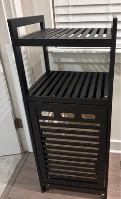BRAND NEW Wooden Laundry Basket with Organizer