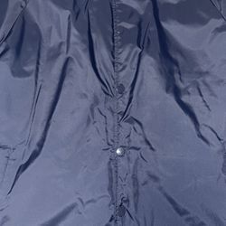 Size Medium Navy Shaka Coach Jacket 